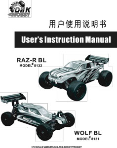 DHK Hobby Raz-R BL Manual