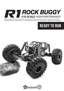 Gmade R1 Rock Buggy RTR Manual