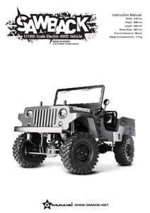 Gmade Sawback 4LS ARTR Manual