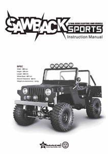 Gmade Sawback Sports Kit Manual