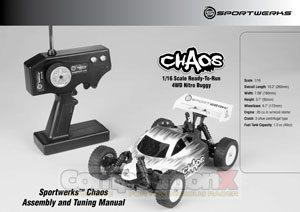 Sportwerks Chaos RTR Manual