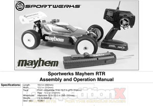 Sportwerks Mayhem RTR Manual