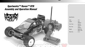 Sportwerks Raven ST RTR Manual
