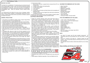 TOP Racing Sabre S4 Manual
