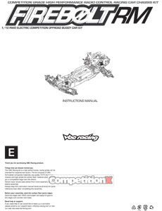 VBC Racing Firebolt RM Manual