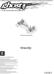 VBC Racing Ghost EVO Manual