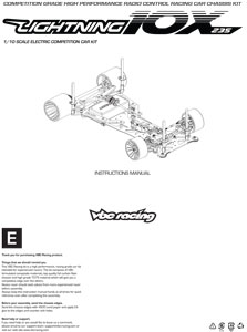 VBC Racing Lightning 10X235 Manual