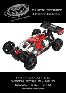 Team Corally Python XP 6S Manual