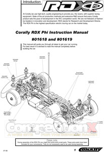 Team Corally RDX Phi Manual