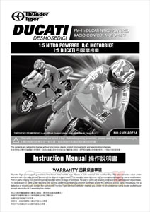 Thunder Tiger Ducati GP8 Motorcycle Manual