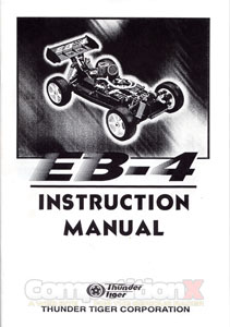 Thunder Tiger EB4 Manual