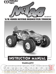 Thunder Tiger MTA4 Manual