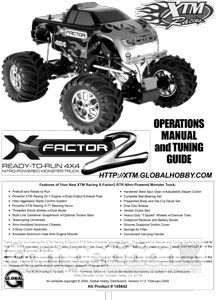 XTM X-Factor 2 Manual