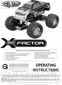 XTM X-Factor Manual