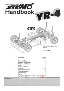 Yokomo YR4 Manual