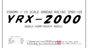 Yokomo YRX-2000P Manual