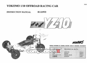 Yokomo YZ-10 Manual