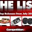 CompetitionX – The List – July 2022