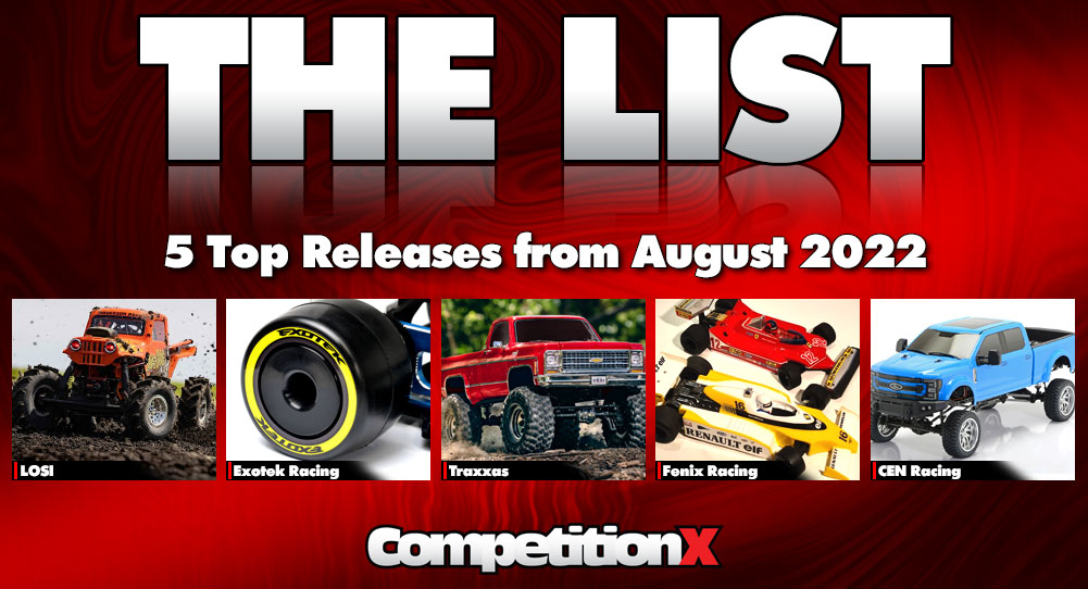 CompetitionX - The List - August 2022