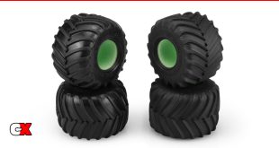 JConcepts 1/24 Scale Monster Truck Tires - Golden Year/Renegades | CompetitionX