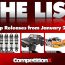 CompetitionX – The List – January 2023