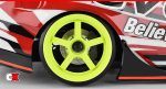 ReveD Fluorescent Yellow DP5 Drift Wheels | CompetitionX