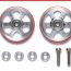 Tamiya Mini 4WD 19mm Aluminum Ball Race Rollers | CompetitionX
