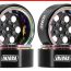 Injora 1.3″ Moduwheel Rainbow Beadlock Wheels | CompetitionX