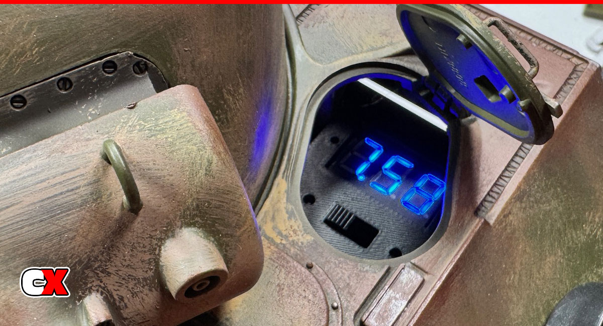 3D Print – Heng Long Sherman Tank Volt Meter Mount