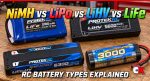 NiMH vs LiPo vs LiHV vs LiFe: RC Battery Types Explained