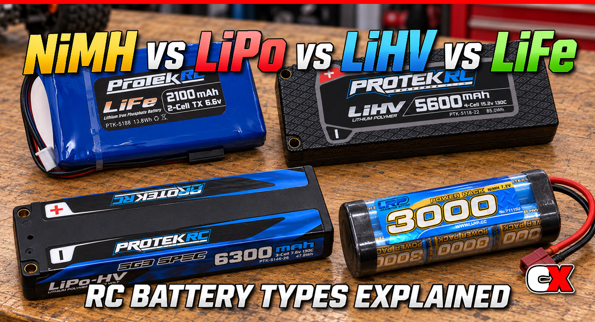 NiMH vs LiPo vs LiHV vs LiFe: RC Battery Types Explained NiMH vs LiPo vs LiHV vs LiFe: RC Battery Types Explained