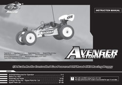GS Racing Avenger Storm MkII Manual