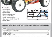 GS Racing Storm CL-1 Pro Manual