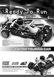 Great Vigor Model 1/8 Nitro Touring Car Manual