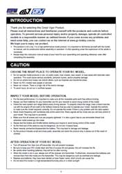 Great Vigor Model 1/8 Truggy Manual