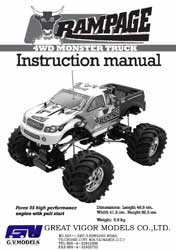 Great Vigor Model Rampage Manual