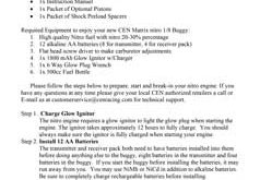 CEN Racing Matrix TR3 Manual