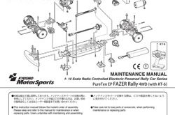 Kyosho EP Fazer Rally Manual