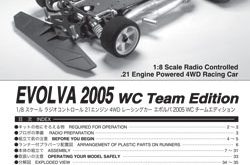 Kyosho Evolva 2005 WC Team Edition Manual