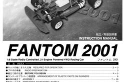 Kyosho Fantom 2001 Manual