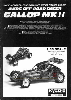 Kyosho Gallop MKII Manual