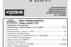 Kyosho Mini-Z Racer Manual