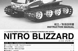 Kyosho Nitro Blizzard Manual