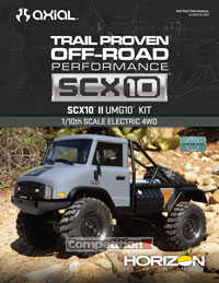 Axial SCX10 III UMG10 4WD Kit Manual