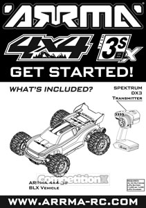 ARRMA Vorteks 4x4 3S BLX Manual