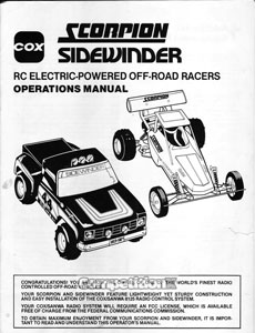 COX Sidewinder Manual