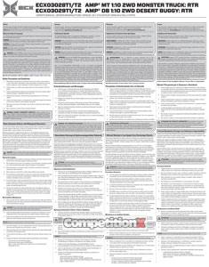 ECX Amp 1/10 Desert Buggy Manual