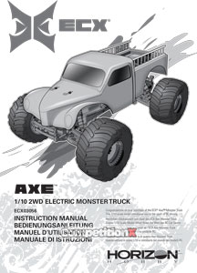 ECX Axe 1/10 Monster Truck Manual