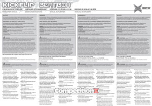 ECX Beatbox 1/36 Monster Truck Manual