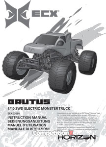 ECX Brutus 1/10 Monster Truck Manual